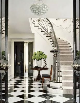 The Black and White Checkered Floor - Lorri Dyner Design