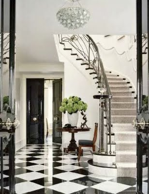 The Black And White Checkered Floor Lorri Dyner Design