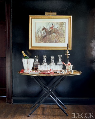 bar cart elle decor