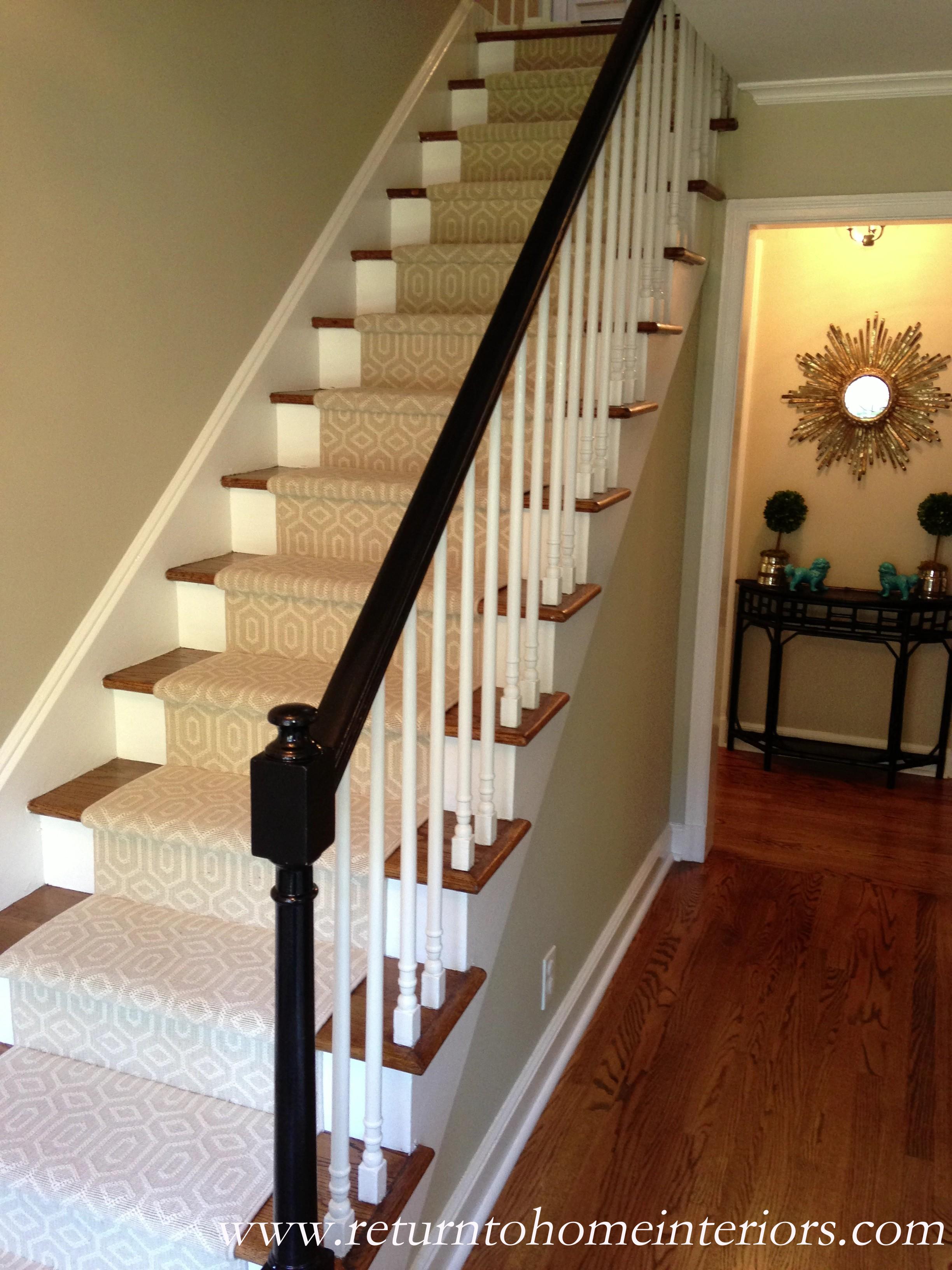 Key Blue Stair Runner