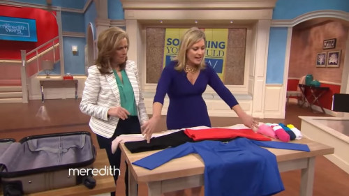 The Clothing Burrito Wrinkle Free Packing! The Meredith Vieira Show