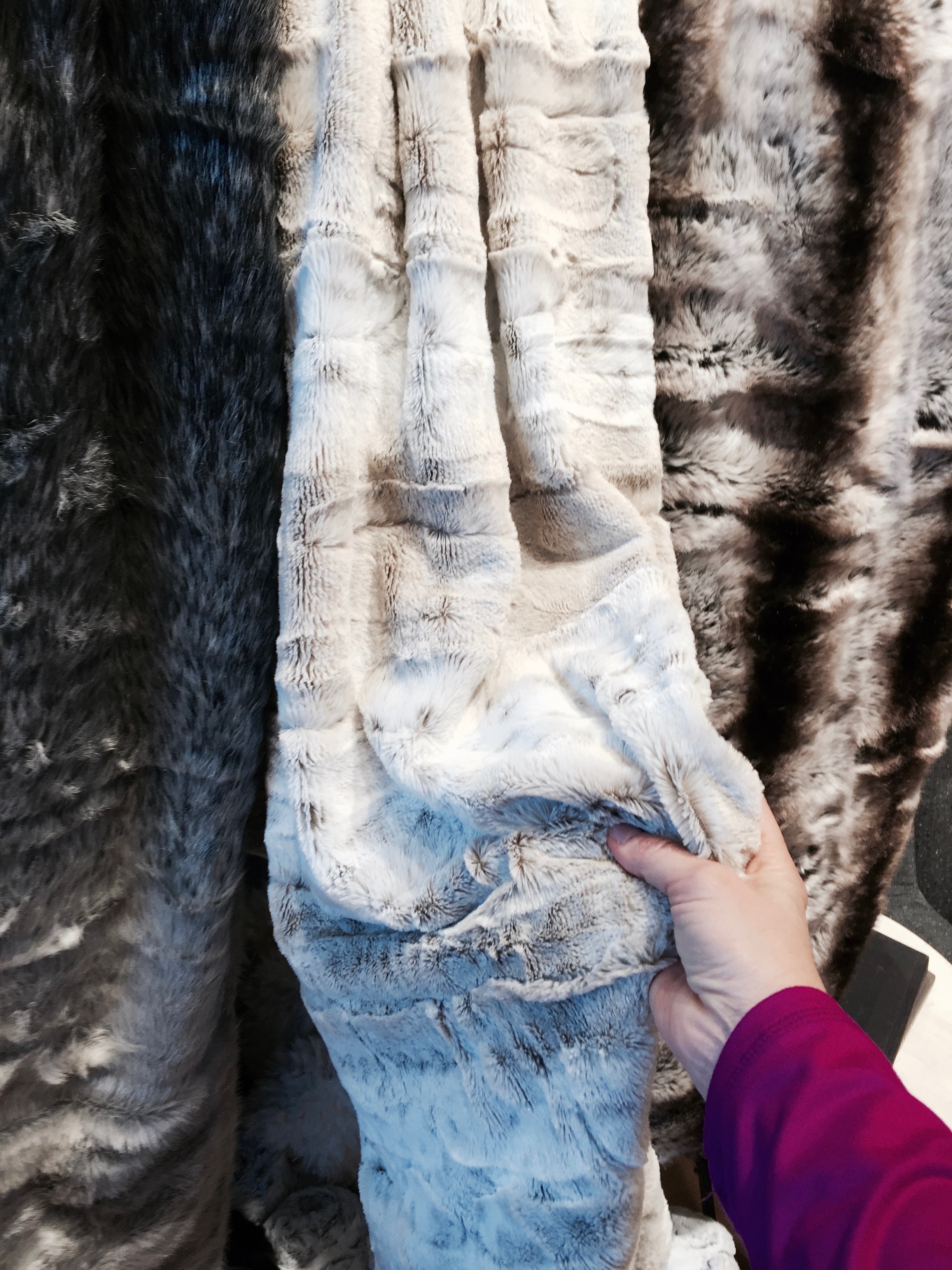 lorri dyner west elm faux fur